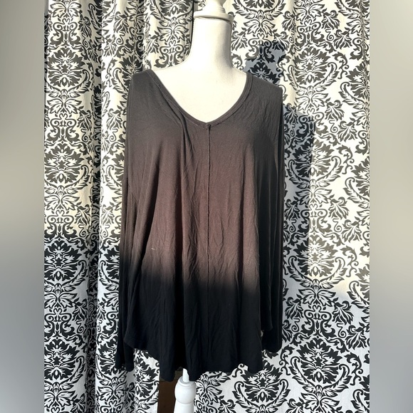 Free People long sleeve Top, Medium, black - Picture 1 of 8